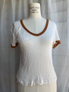 v-neck loose top